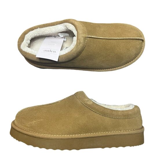 AUDEN Women's Kaya Genuine Suede Clog Slippers - Picture 2 of 2